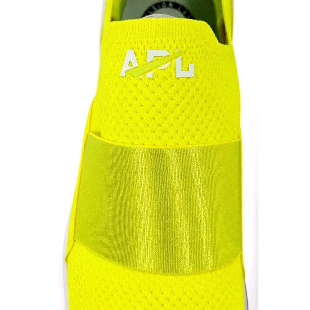 APL Techloom Bliss Mens Slip-On Running Sneaker Size 11.5 Energy Yellow NIB - Picture 9 of 12